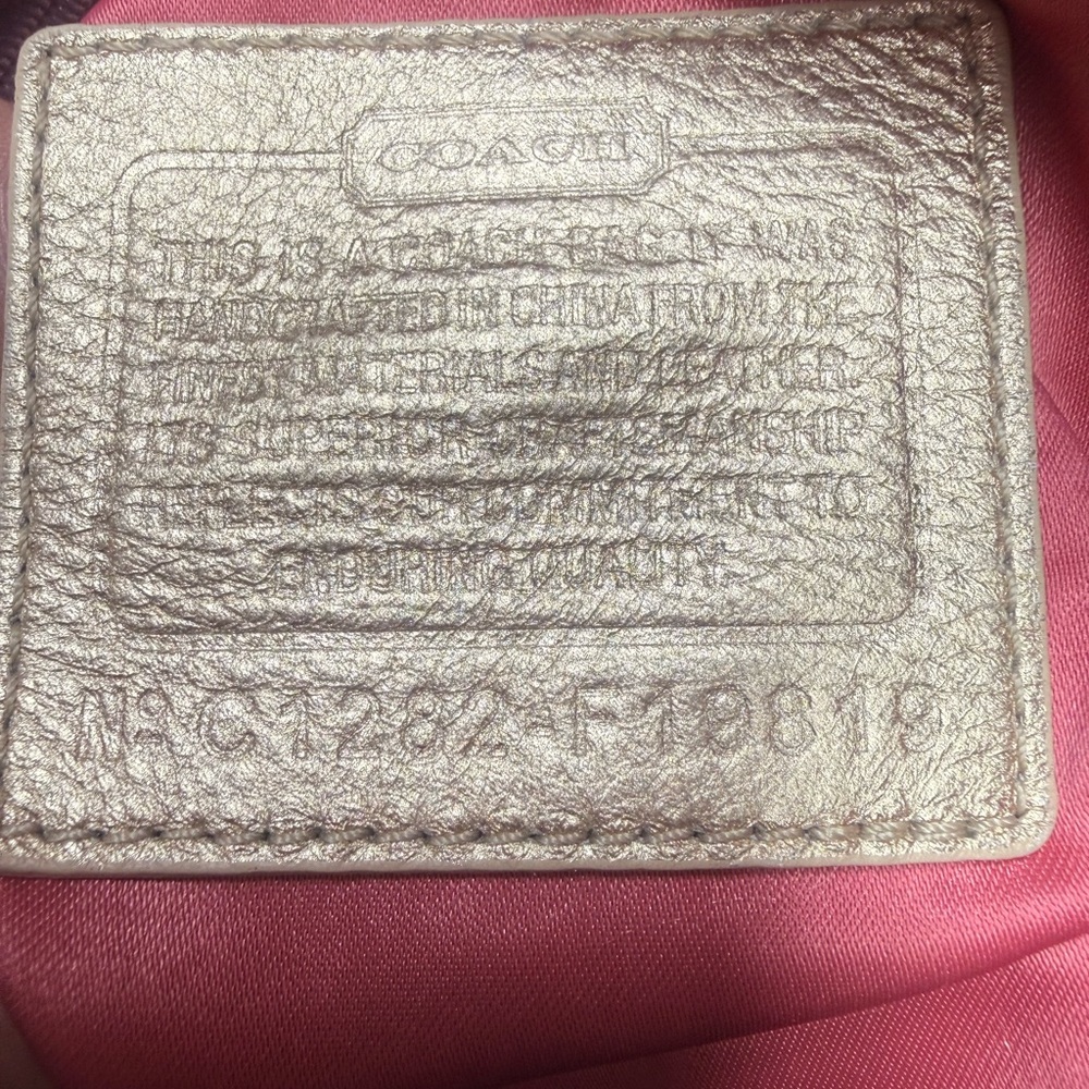 Coach Multicolor Tote with Gold Accents - Picture 12 of 12